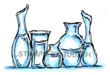 I-215-HK Glass Vases